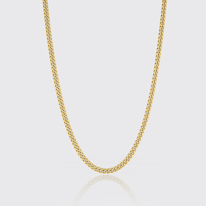 MICRO CUBAN CHAIN - [GOLD]