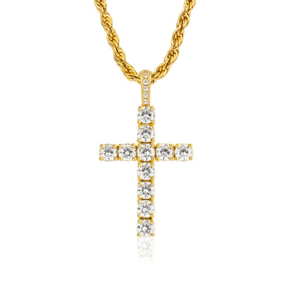 gold iced cross